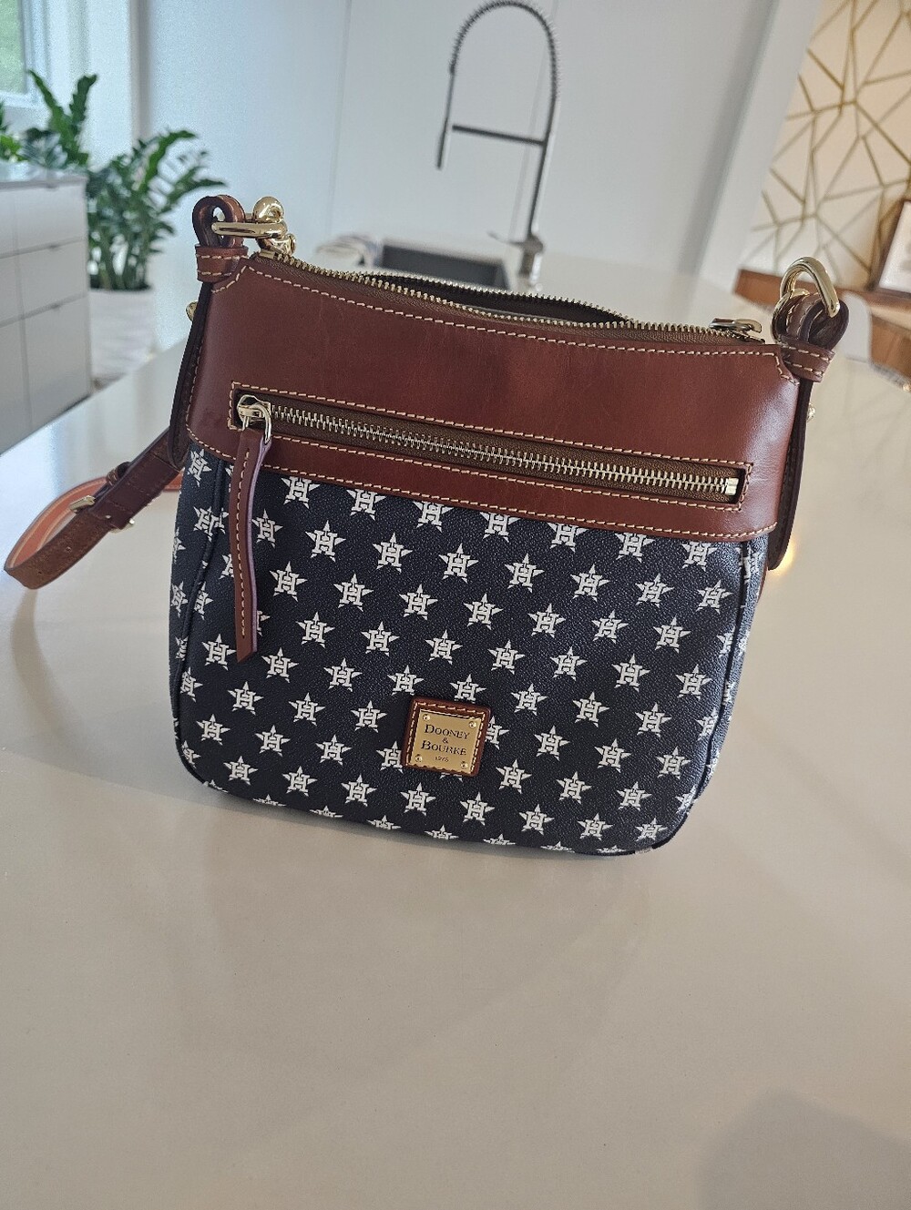 Dooney & Bourke MLB Houston Astros Navy Crossbody Purse Bag